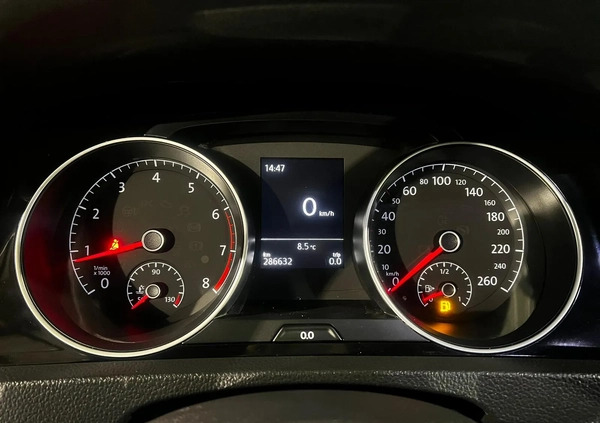 Volkswagen Golf cena 36900 przebieg: 280000, rok produkcji 2015 z Barczewo małe 562